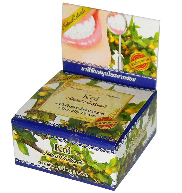 Круглая Зубная паста с мориндой Rochjana 30 гр