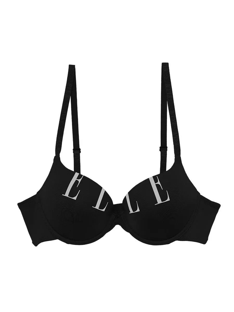 ELLE LINGERIE BRASSIERE MOULDED BRA LB9501BL BLACK