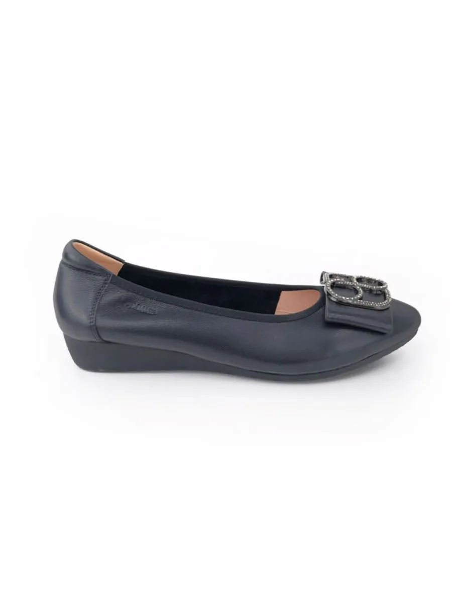 ST.JAMES WOMEN FLATS SHOES SOMME BLACK