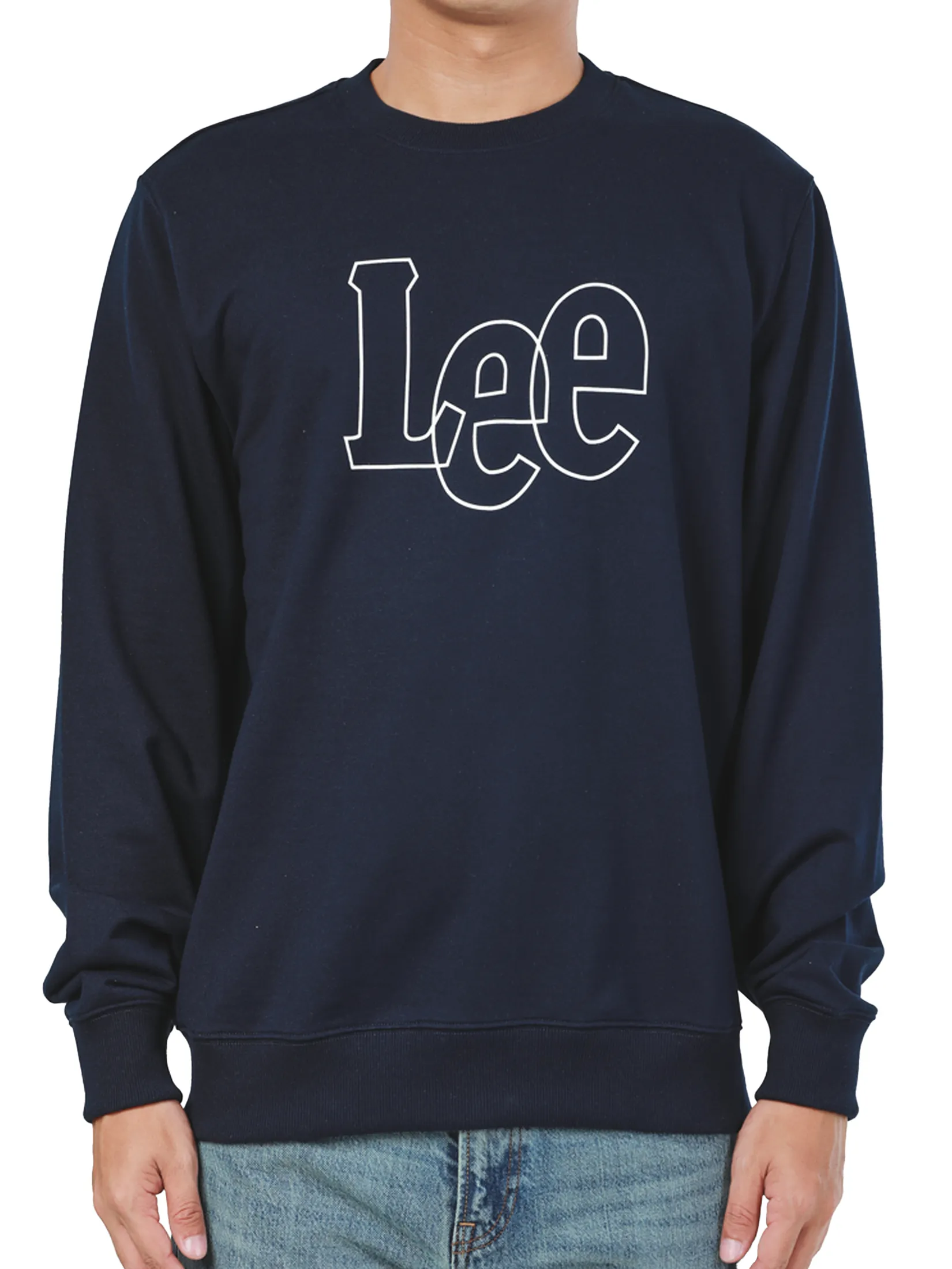 LEE Men s Sweatshirt Regular Fit Navy