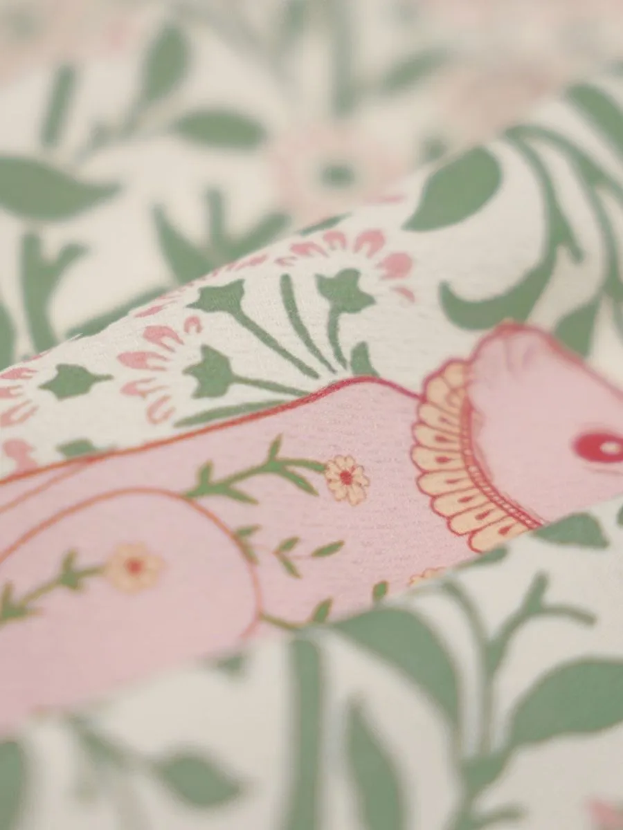 JUNGLE ME Women Garden of Fresh Flowers in Full Bloom Green