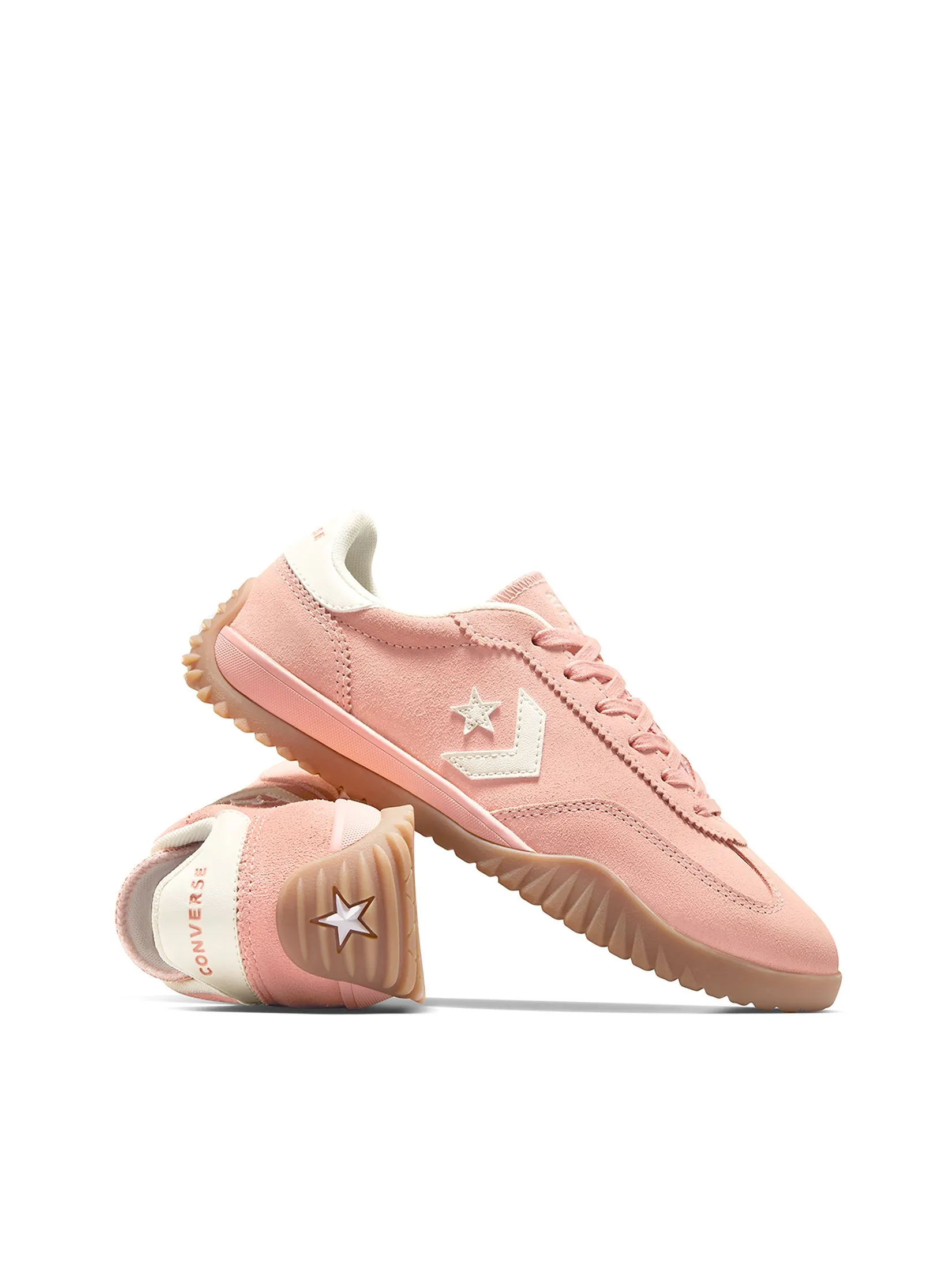 CONVERSE Women Sneakers Run Star Trainer Seasonal Color Ox Pink/Cream Flamingo Fade/Egret/Light Brown
