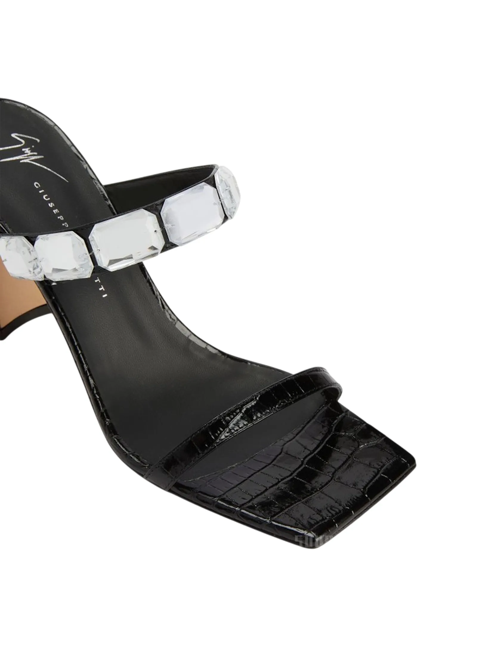 GIUSEPPE ZANOTTI WOMEN HEELS THE GENNARO RIC. SANDAL NERO BLACK