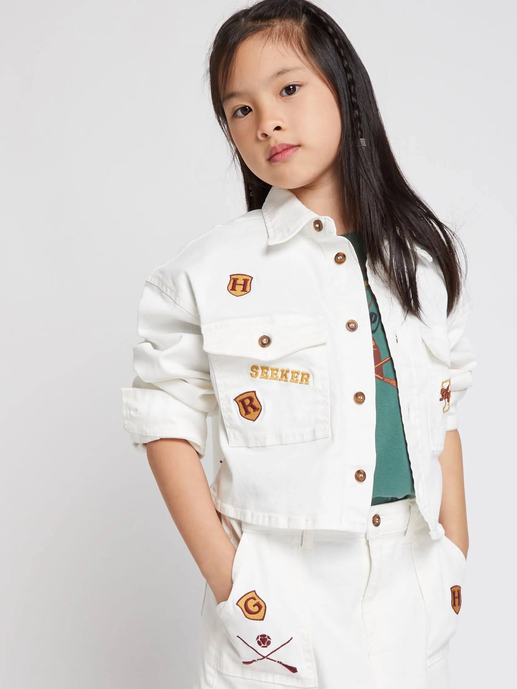 DEFRY 01 Girl Jacket Off White