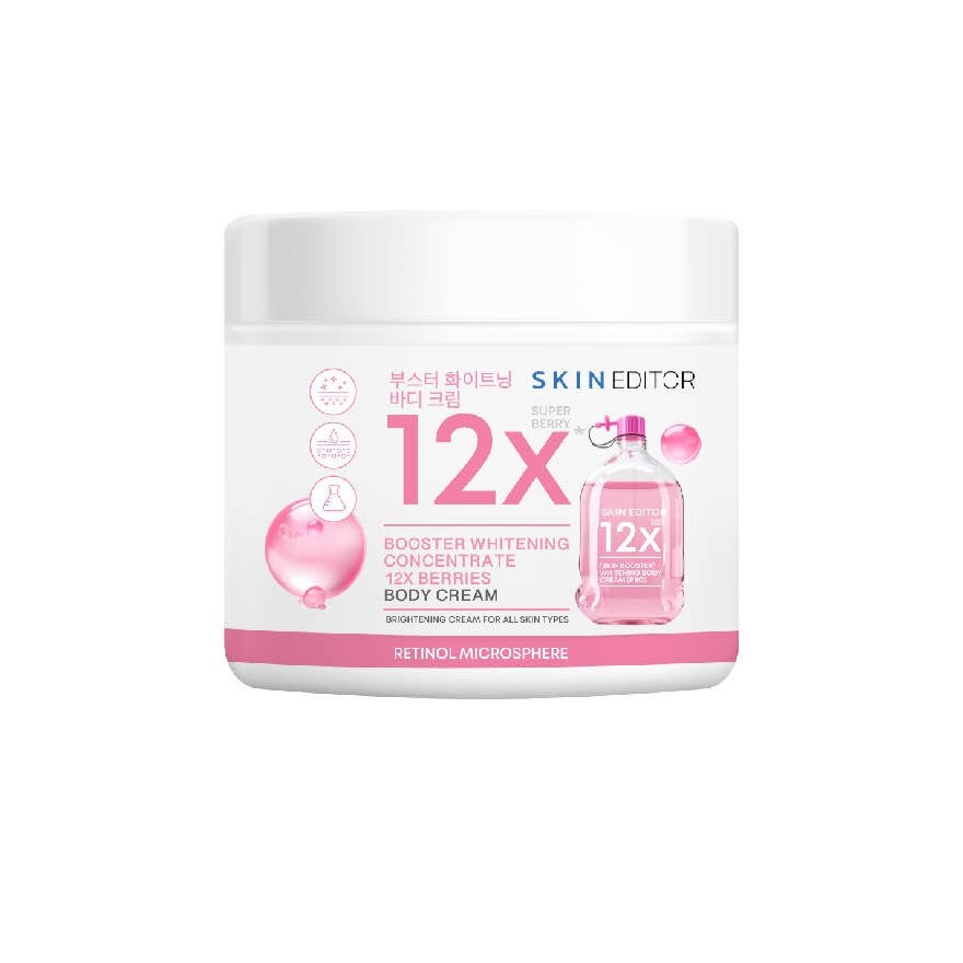 Skin Editor booster whitening concentrate 12x berries cream 200ml.