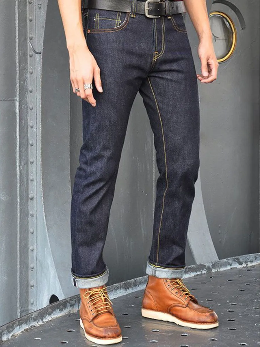 SIMPLE&RAW Heavy Marine Vintage Fit Jeans Sk831-4-26 Deep Blue