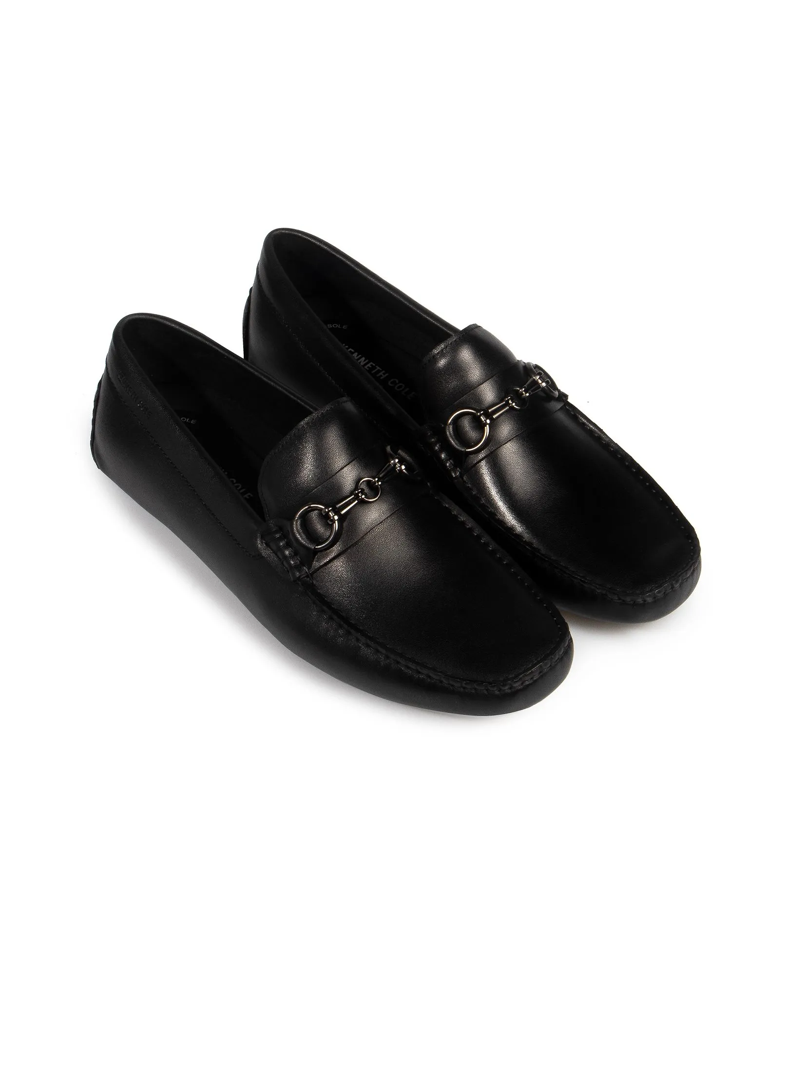 KENNETH COLE MEN CASUALS THOM BIT DRIVER / BLACK