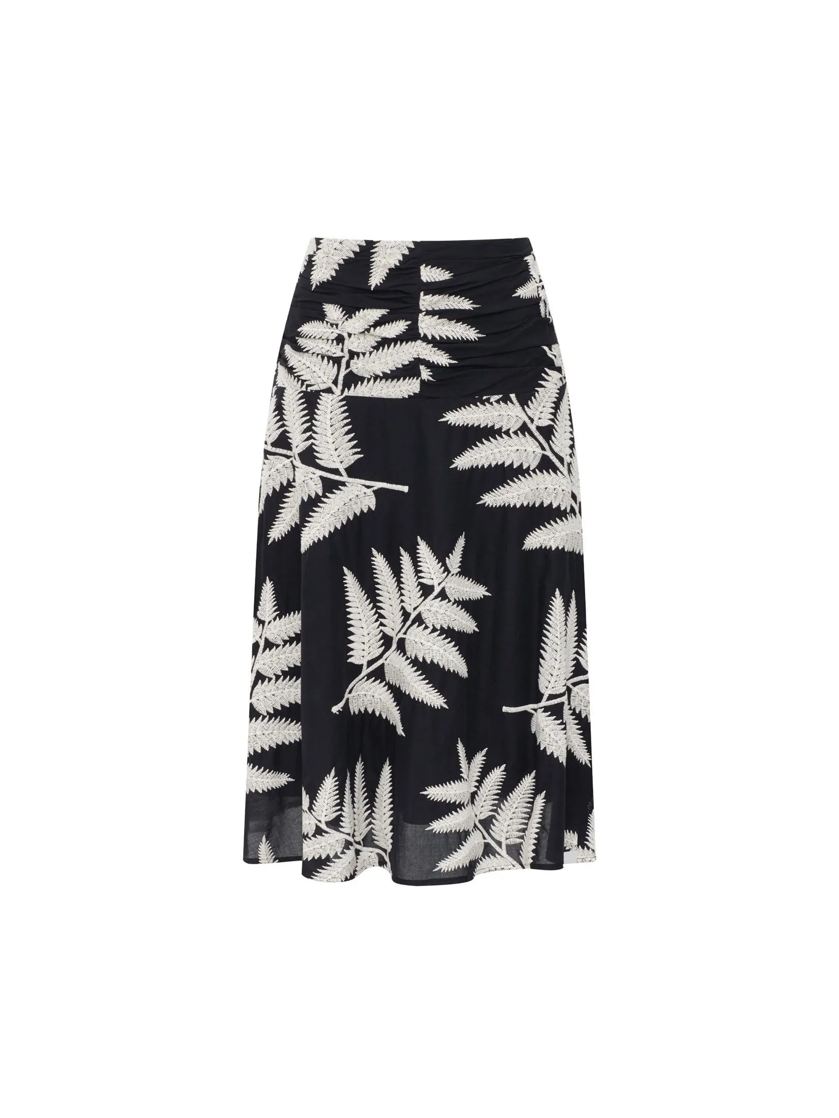 ASV (AW24)Tropicana Ruched Women Skirt Black Size - S