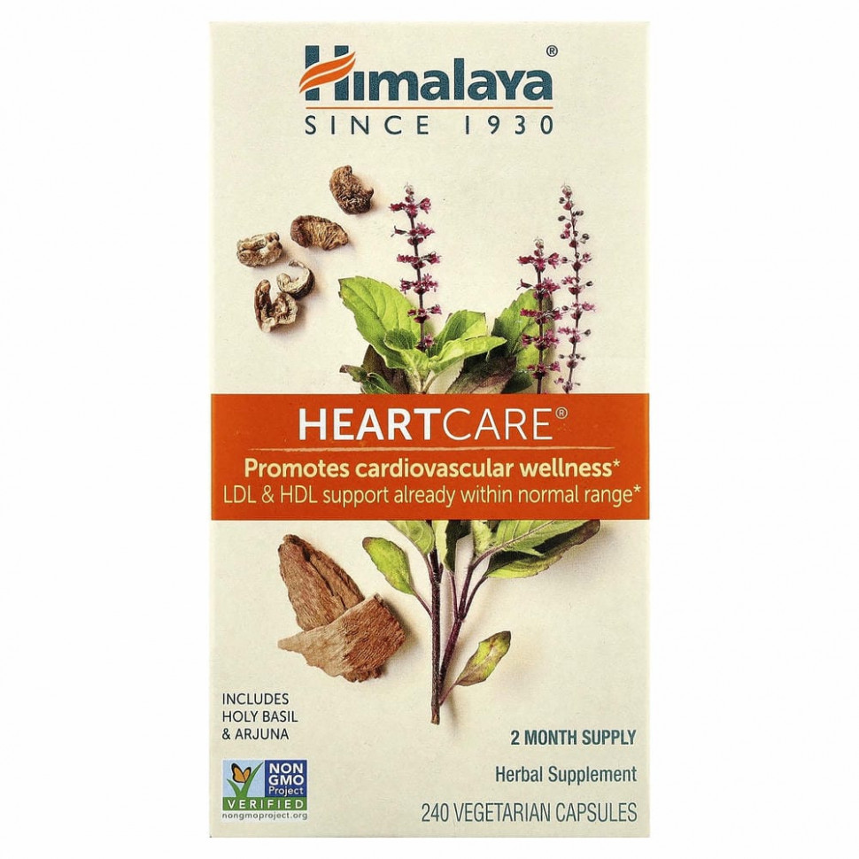 Himalaya, HeartCare, 240 вегетарианских капсул