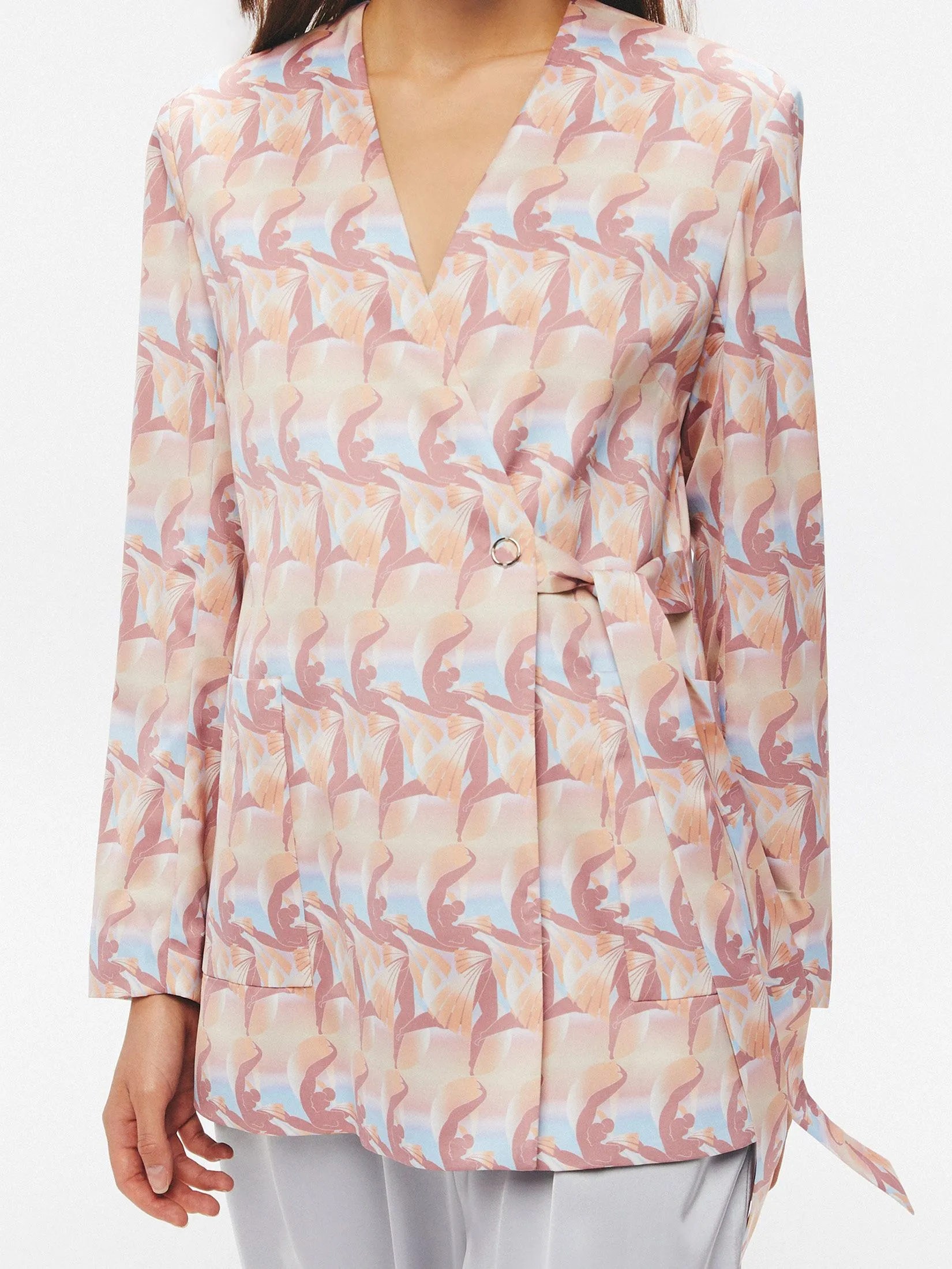 SHAKA Woman Blouse Hera Blazer Brown