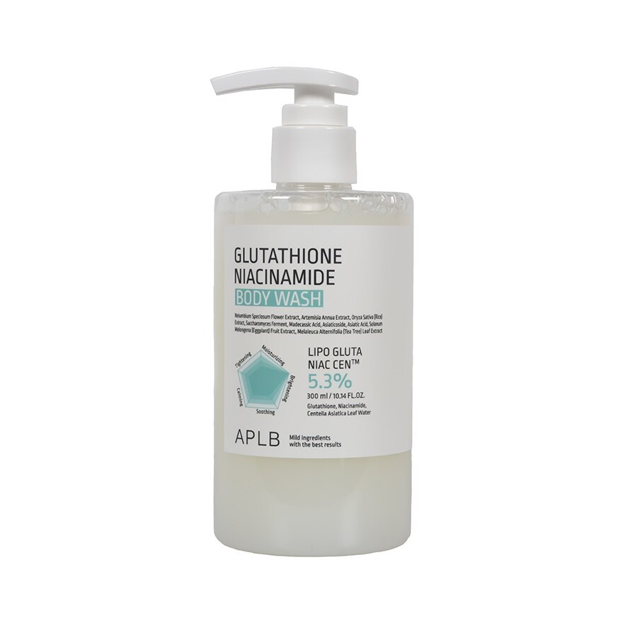 APLB Glutathione Niacinamide Body Wash 300 Ml. - White