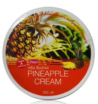 Отбеливающий крем для тела с ананасом Banna 250 мл