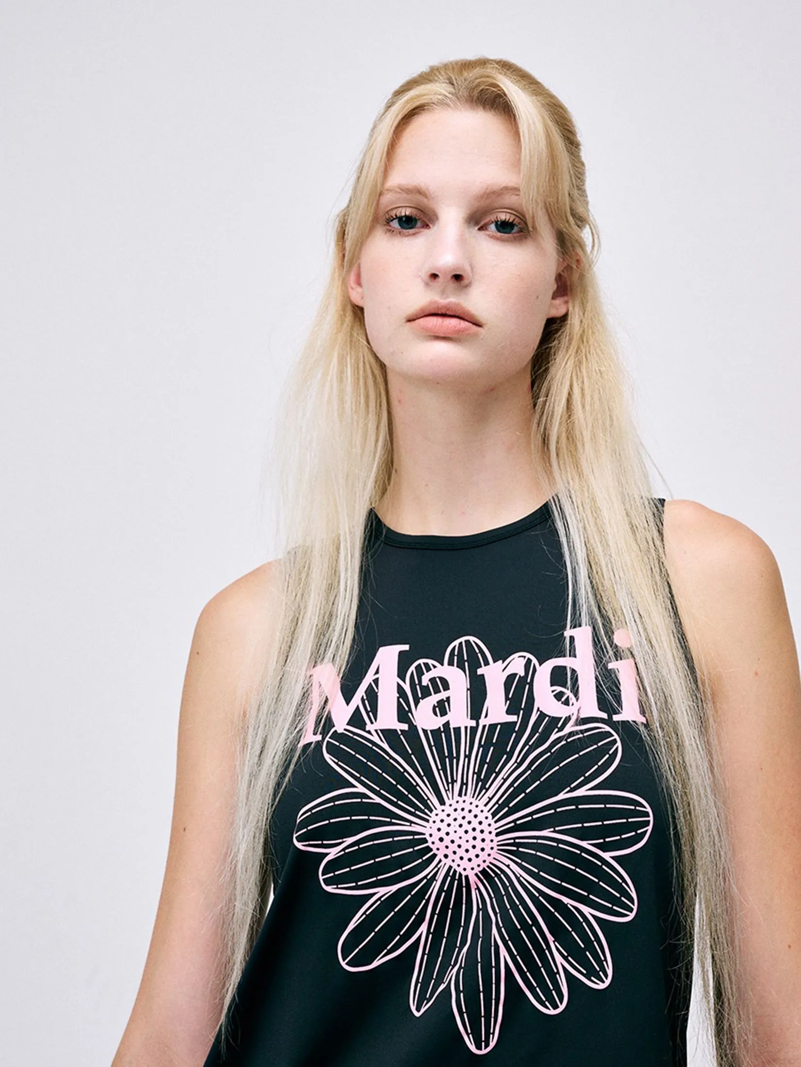 MARDI MERCREDI ACTIF Airlift Sleeveless Tank Top Flowermardi