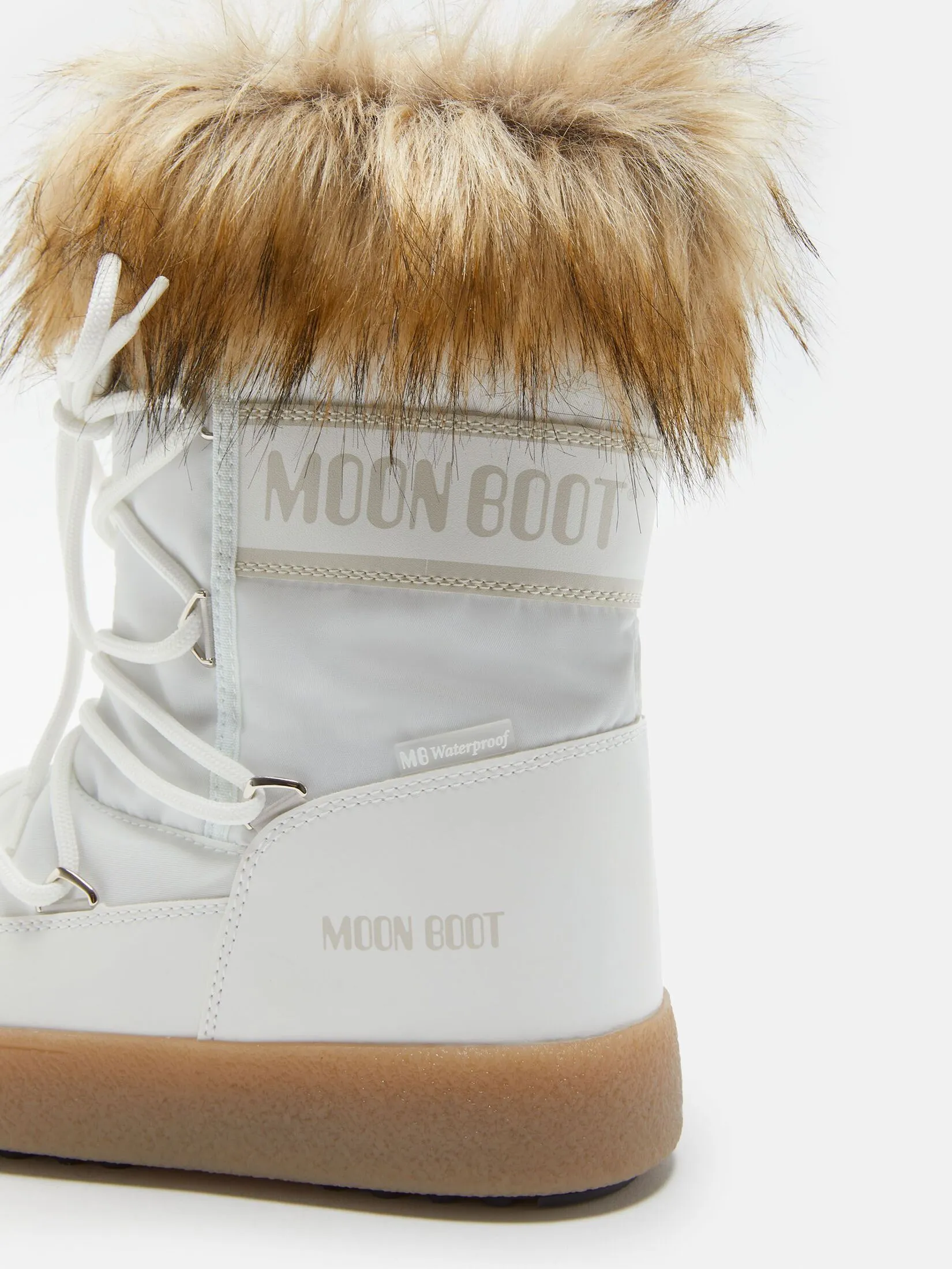 MOON BOOT LTRACK LOW MONACO WHITE BOOTS