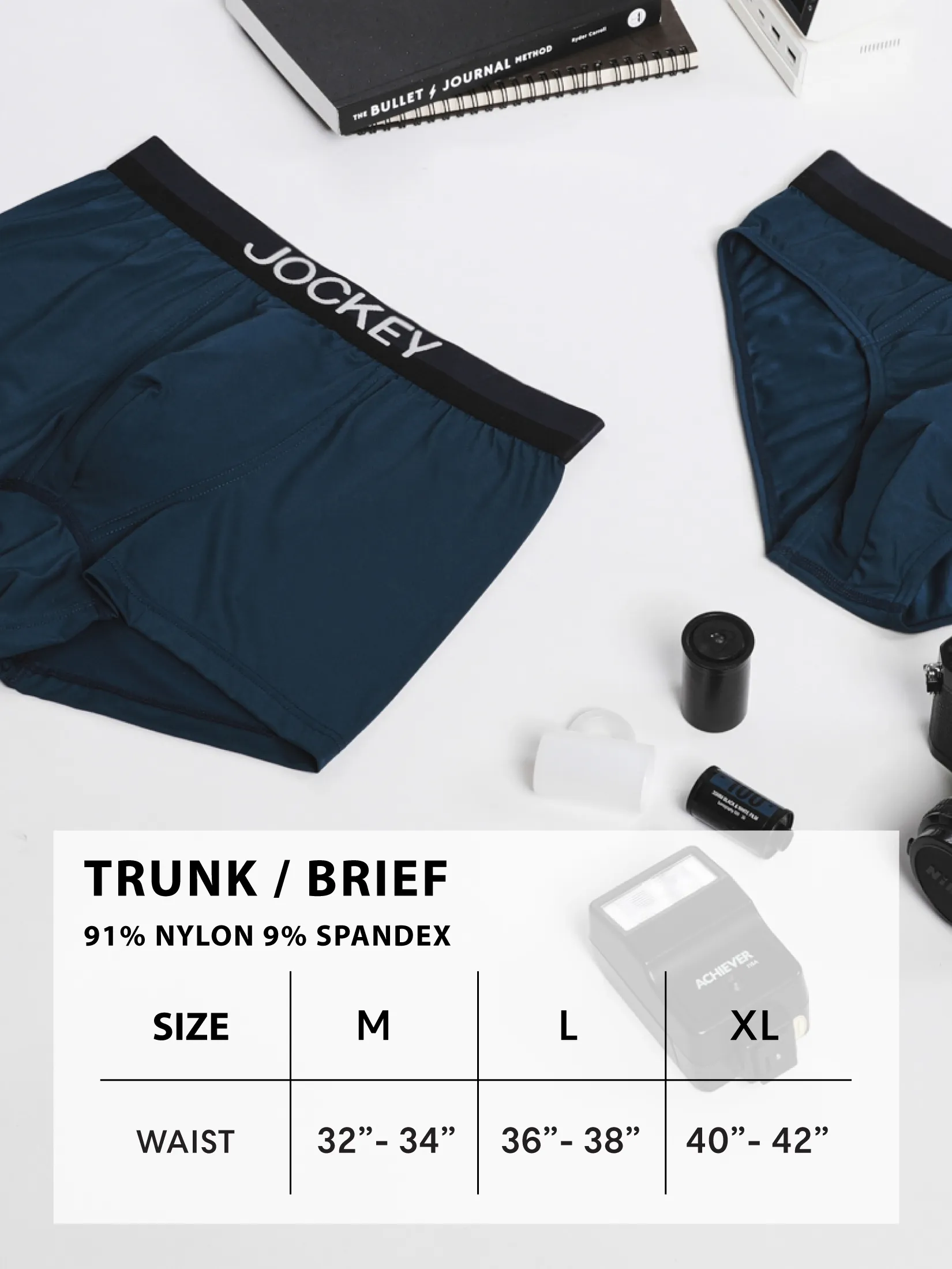 JOCKEY UNDERWEAR Men s AFFORDABLE TRUNKS GREY