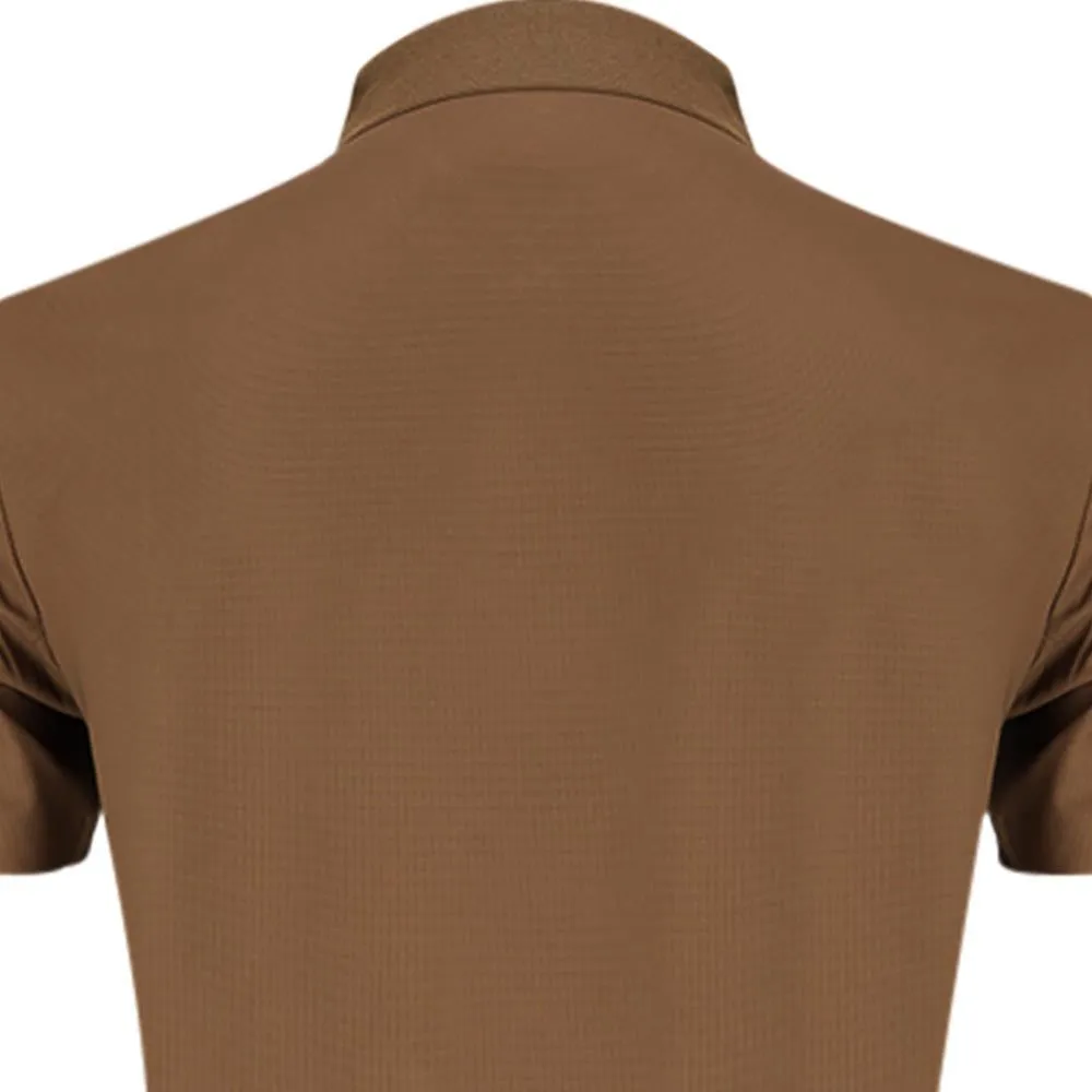 9NINE Men Golf Polo Shirt N25GOPOM05 Brown - 9N358AP616EKTH