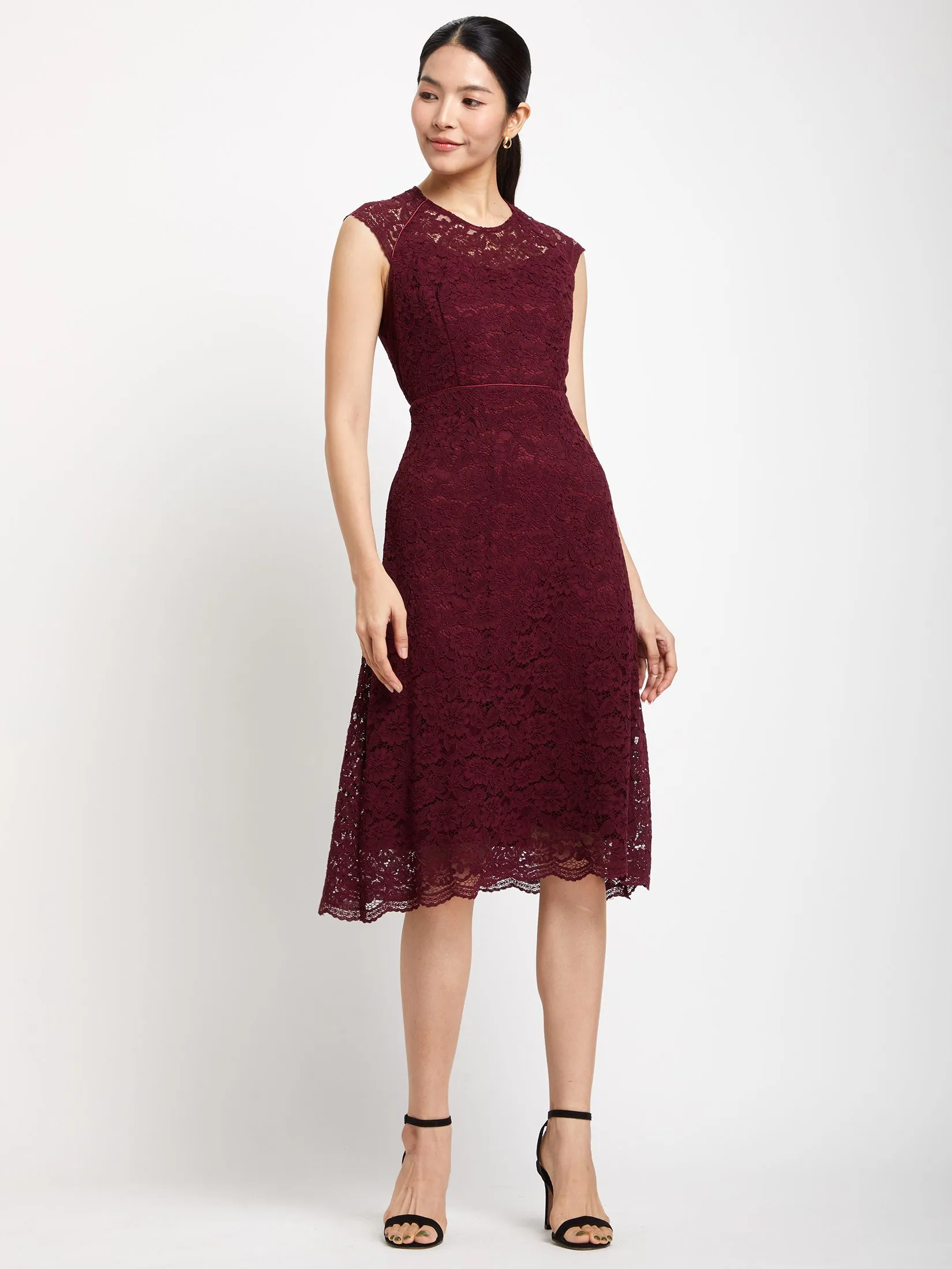 EXPRESSIONS Women Dress Cap Sleeves Print