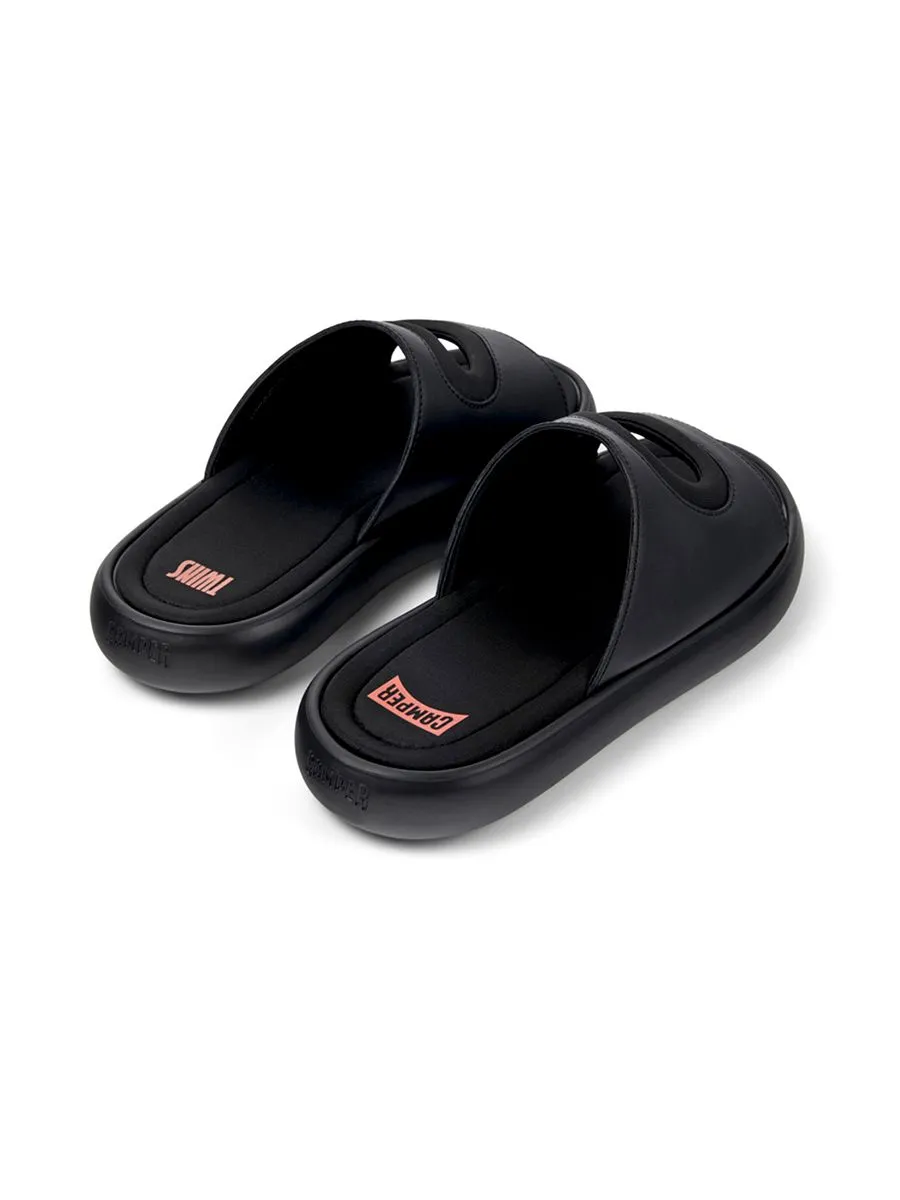 CAMPER Men Sandals Shoes TWS Pelotas Flota Sandal Black