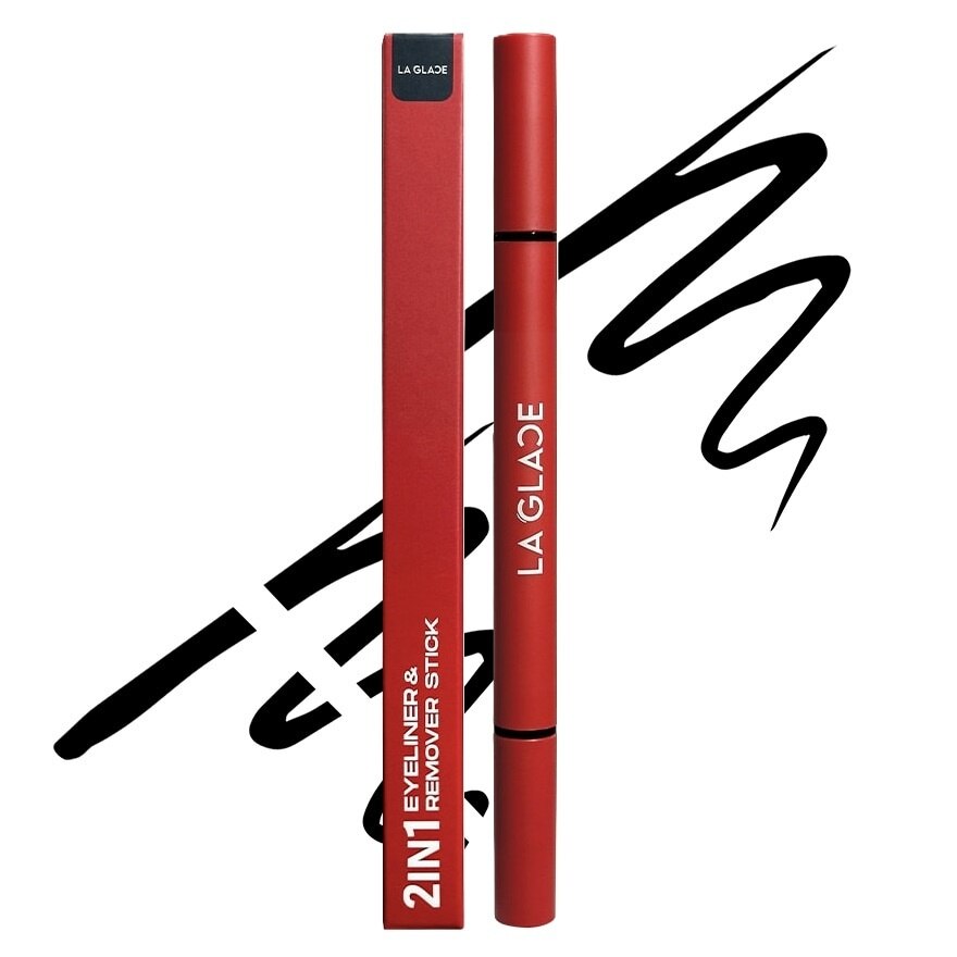 #LA GLACE 2in1 Liner&Remover Stick Black - Black