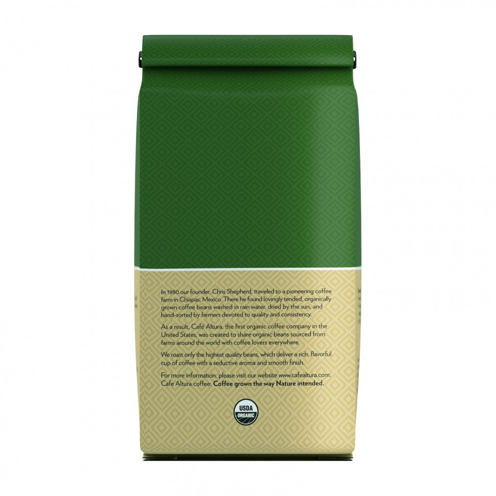 Cafe Altura, Органический кофе, французская обжарка, цельные зерна, 10 унций (283 г)