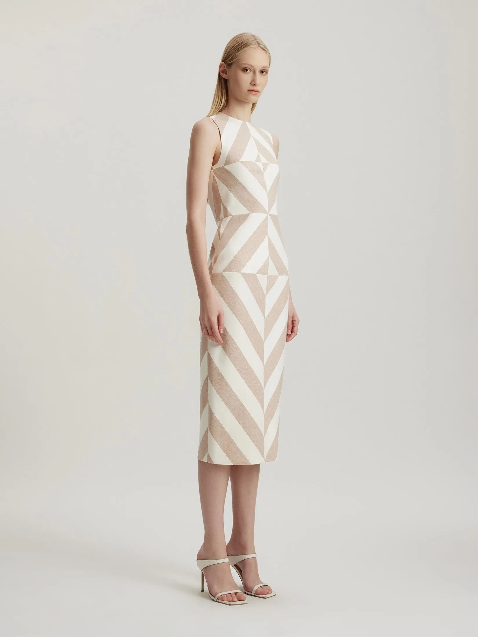 ASAVA (AW24 )Avianna Sleeveless Women Dress Brown