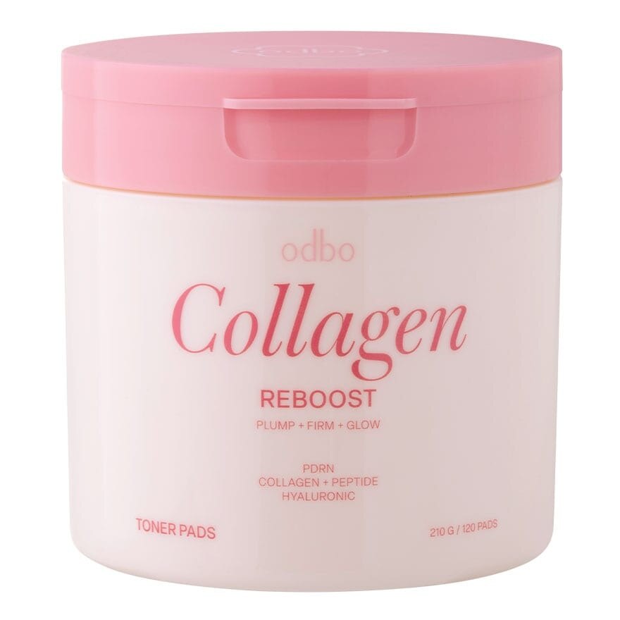 Odbo Skin Reset Toner Pads 120pcs. 02 Collagen Reboost