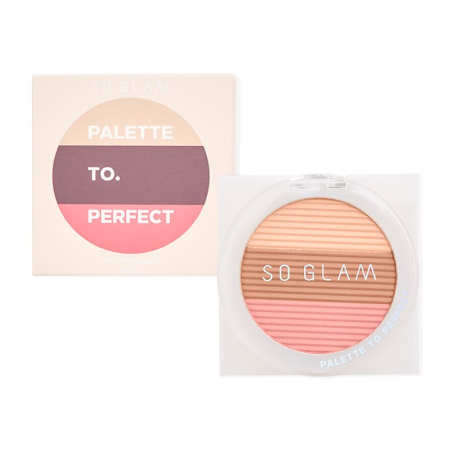 #So Glam To Perfect blush Palette 001 - 002 Lilac Dream
