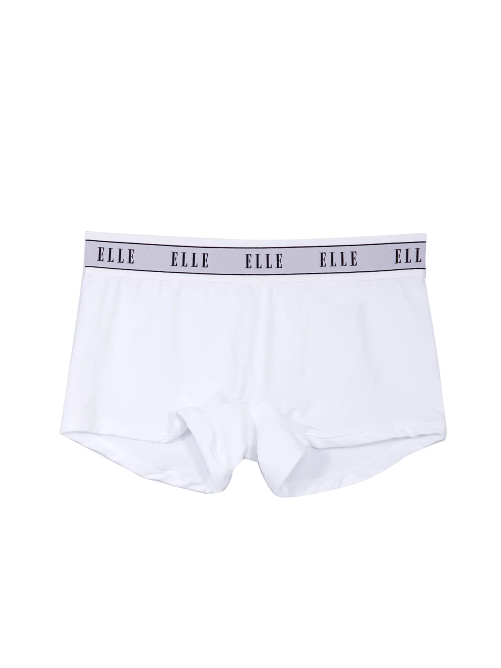 ELLE LINGERIE Women’s Boxer Panty Cotton LU9320 - White Size - XL