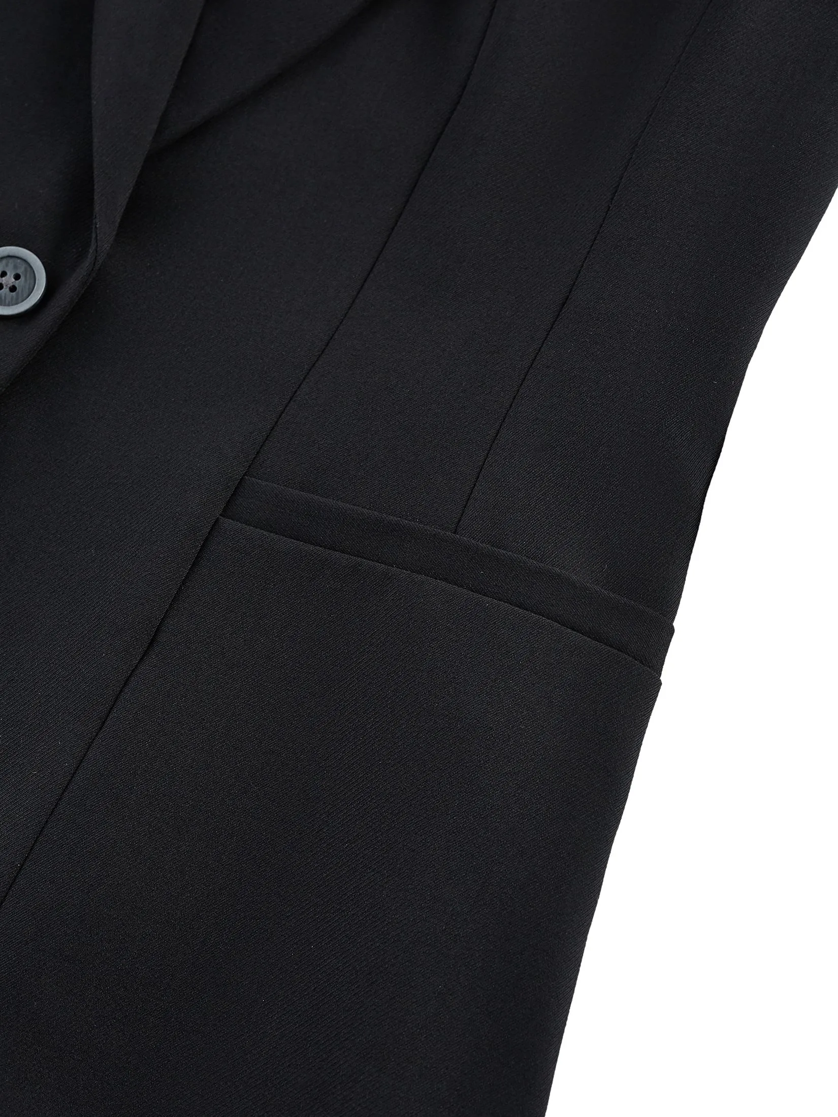 G2000 Women Clothing Rayon Blend Suit Blazer Slim Fit - Black