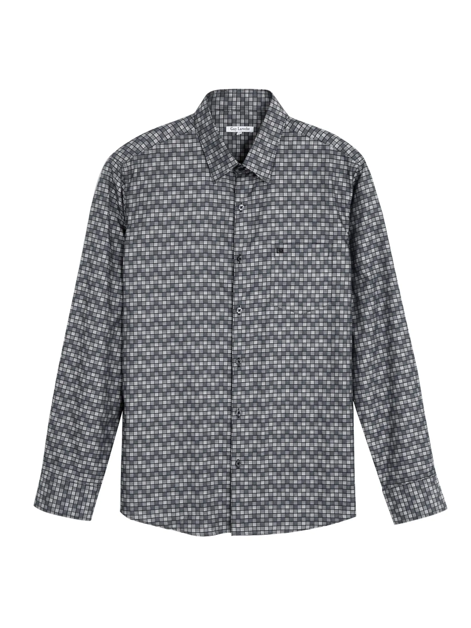 GUY LAROCHE MENWEAR Men's Shirt long sleeves BAB9200W4BL - Black