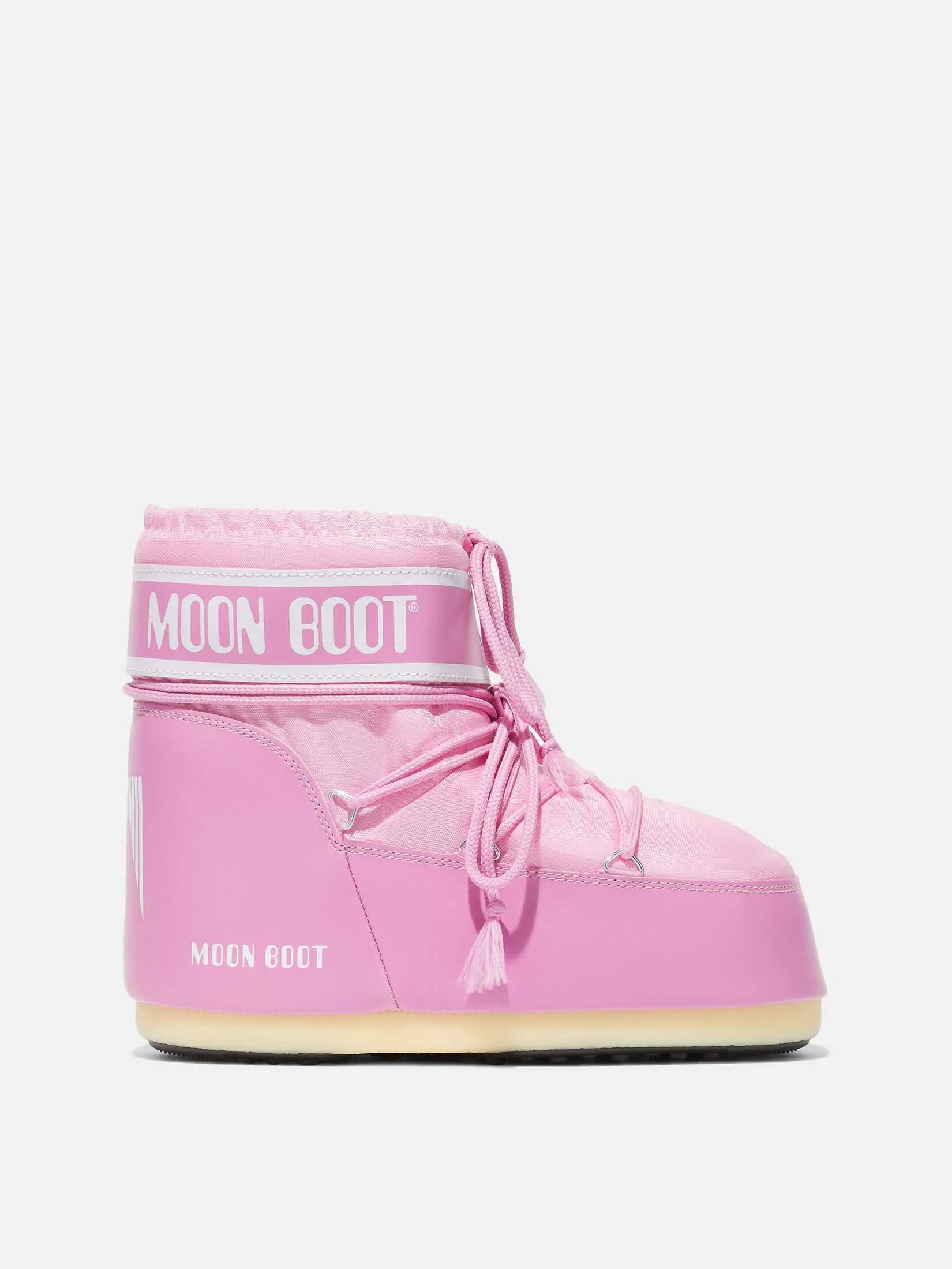 MOON BOOT Unisex Boots Icon Low Nylon Pink