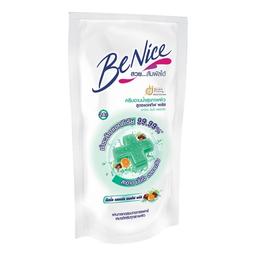 Benice Shower Cream Anti-Bacteria Active Plus 400 Ml. (Refill)