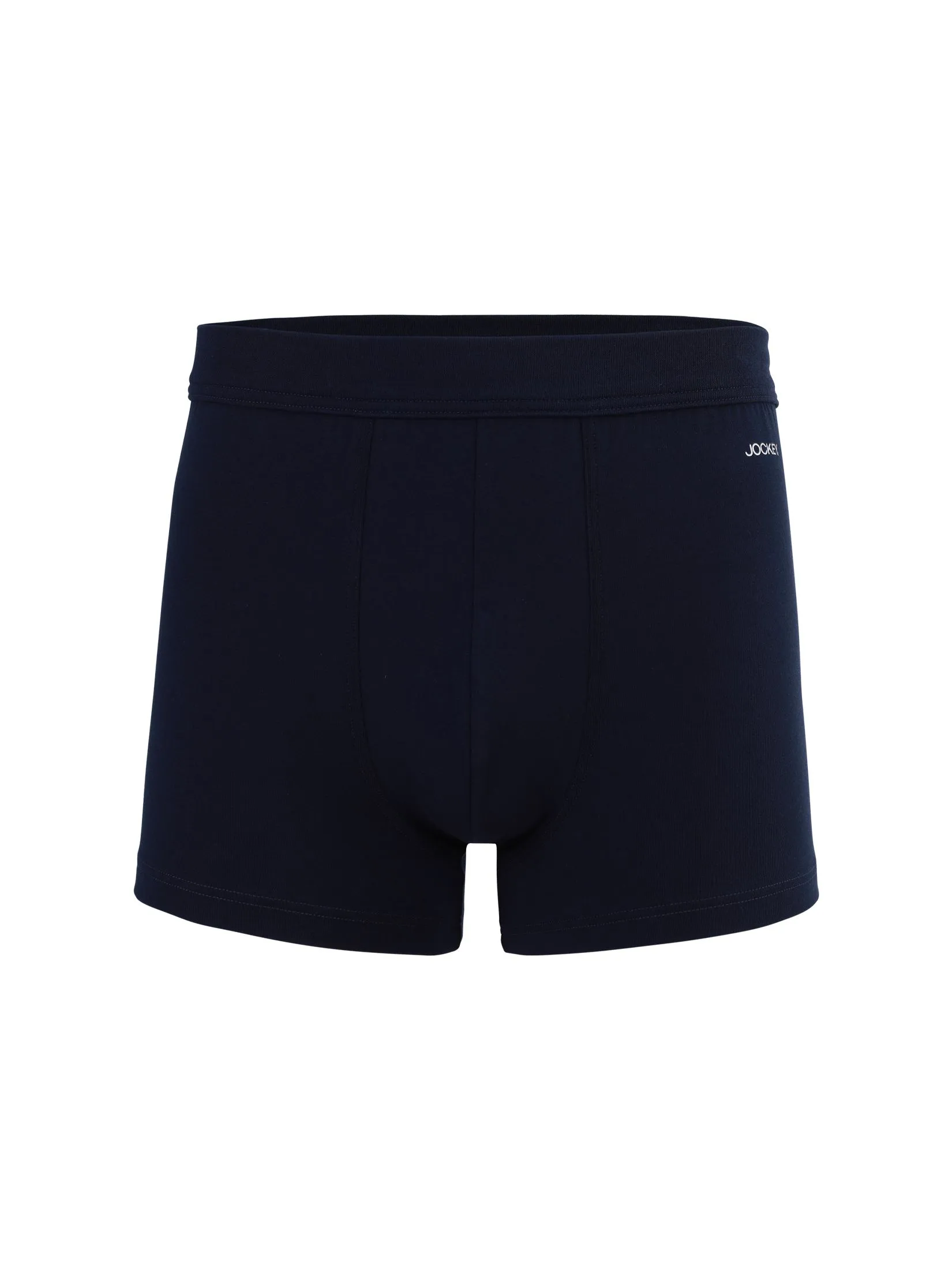 JOCKEY UNDERWEAR Men's COTTON STRETCH TRUNKS NAVY