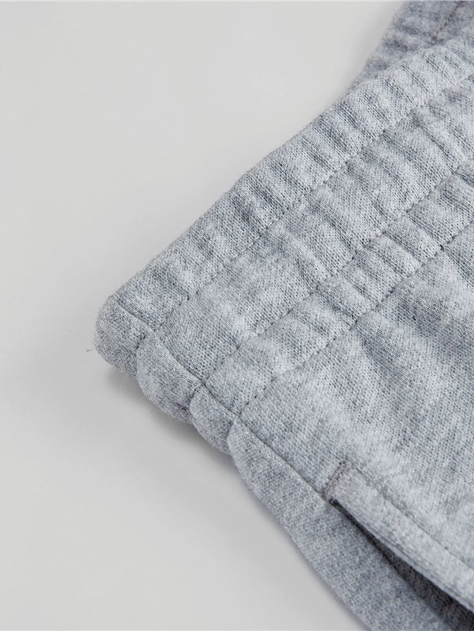 GIORDANO Men's Drawstring elastic waist shorts (Online Exclusive) Mid Heather Gray