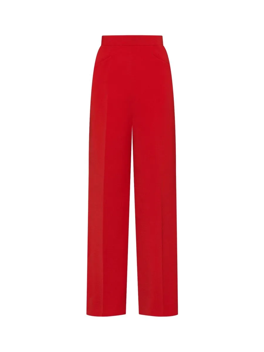 ASAVA (AW23) Laberta High-waisted Women Pants Red