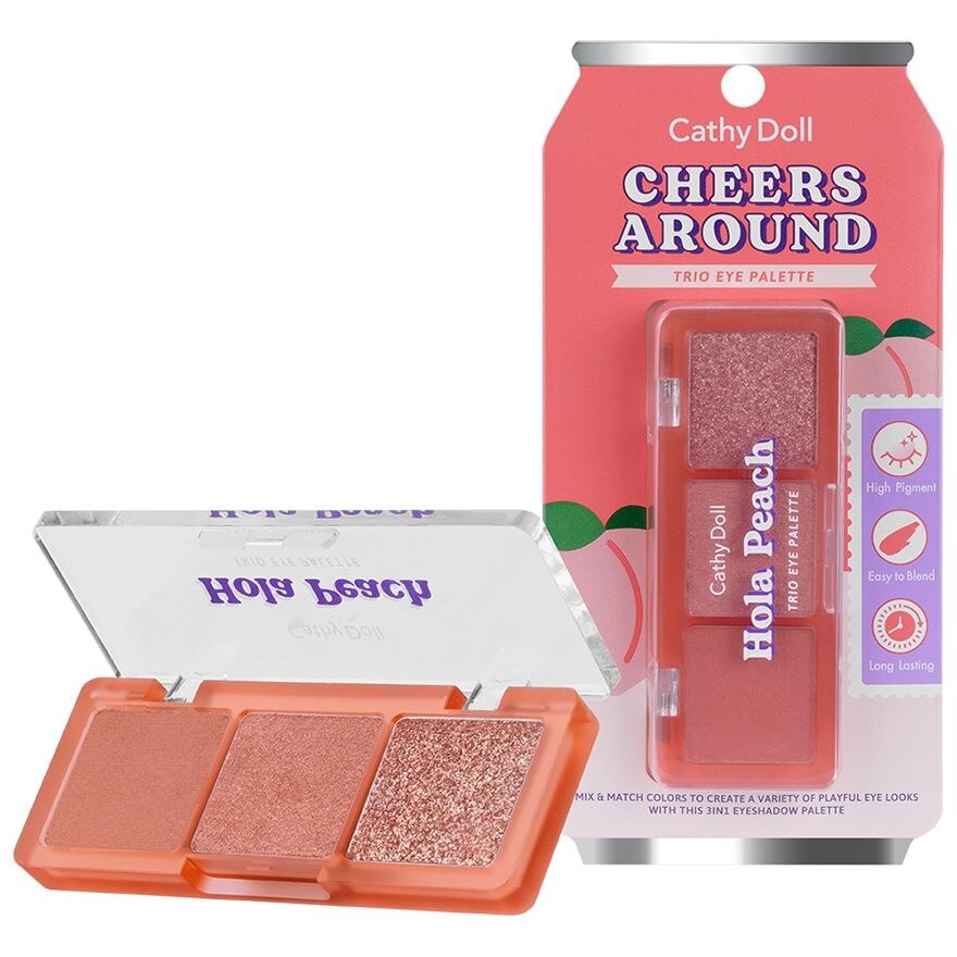 Cathy Doll Cheers Around Trio Palette03 - 06 Cherry Bay