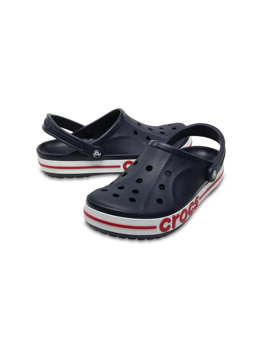CROCS UNISEX S BAYABAND CLOG  - NAVY/PEPPER