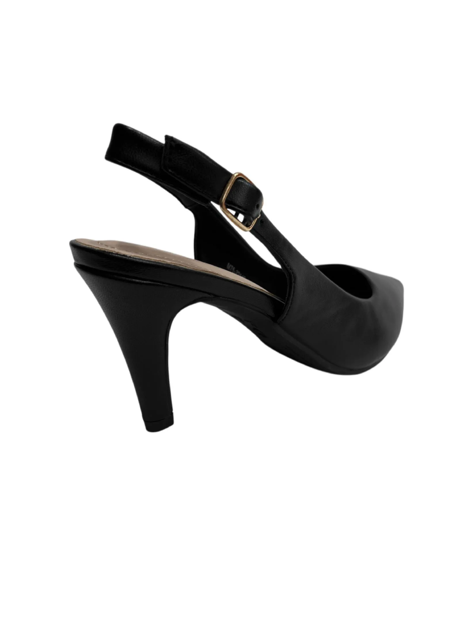 MARIA PIA Black High heel strappy sandals, model M75-22147