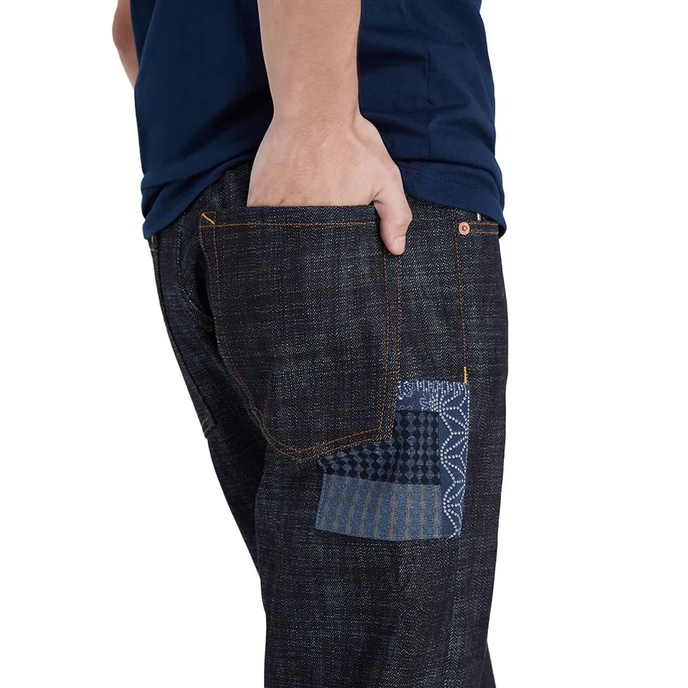 BLACK SHEEP JEANS Dark Blue Straight Fit Jeans 16oz. BSRF-M-ST204