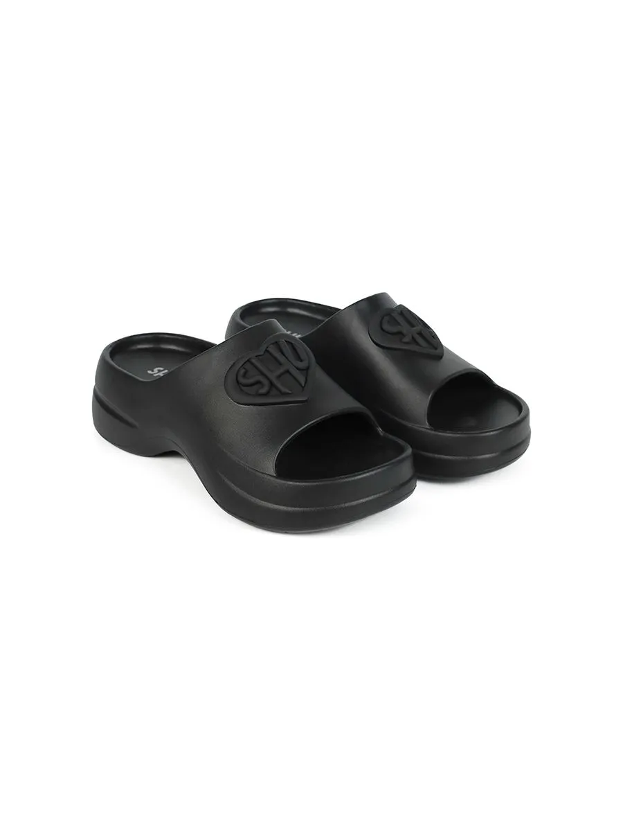 SHU WOMEN  GUMMIES 2.5" HEARTY - BLACK