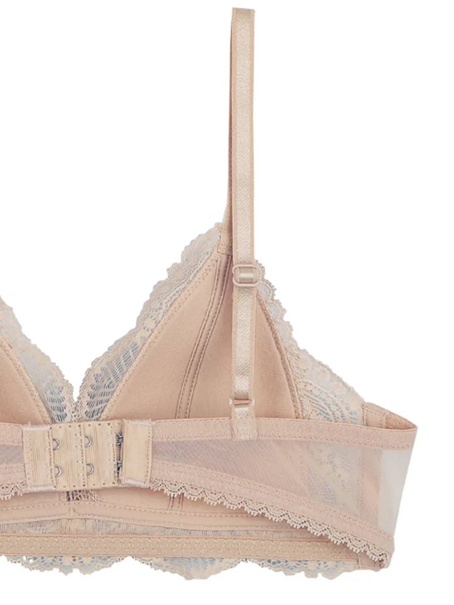 BSC LINGERIE Women Bra Wireless BB3358BE Beige