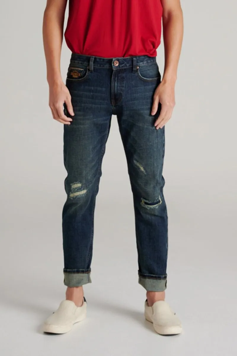 MC JEANS Man Selvedge Jeans MASZ036 Blue