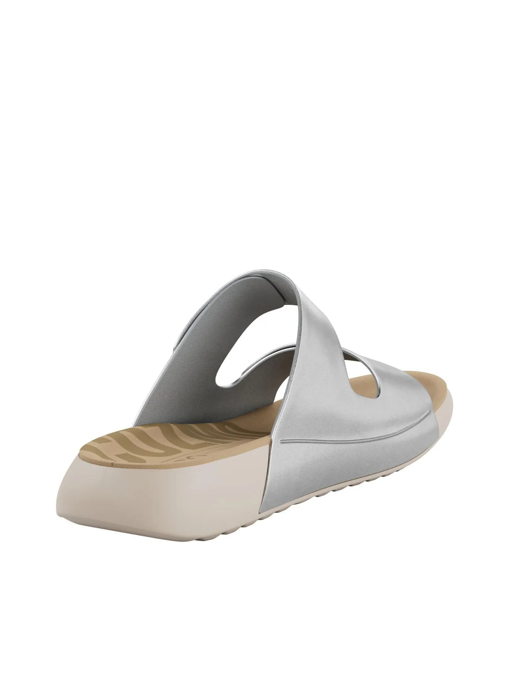 ECCO Women Sandals Cozmo W Pure Silver Foil