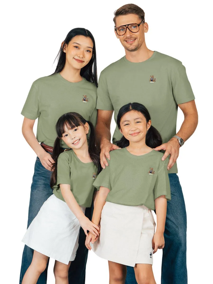 BEVERLY HILLS POLO CLUB Green T-Shirt Family SET Model BNSG104