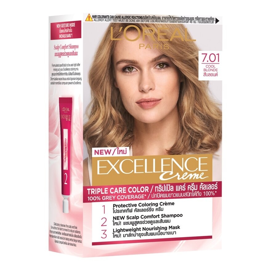 L'Oreal Paris Excellence Creme No.7.01 Cool Blonde - Cool Blonde