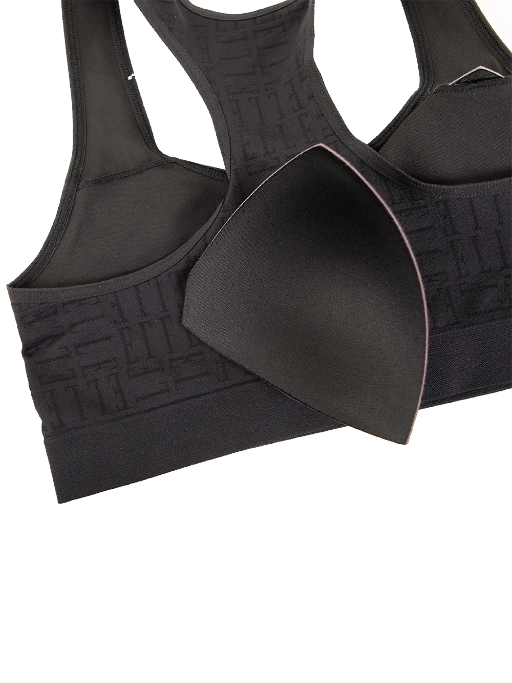 ELLE LINGERIE Women Seamless Camisole Bra LH3105 - Black