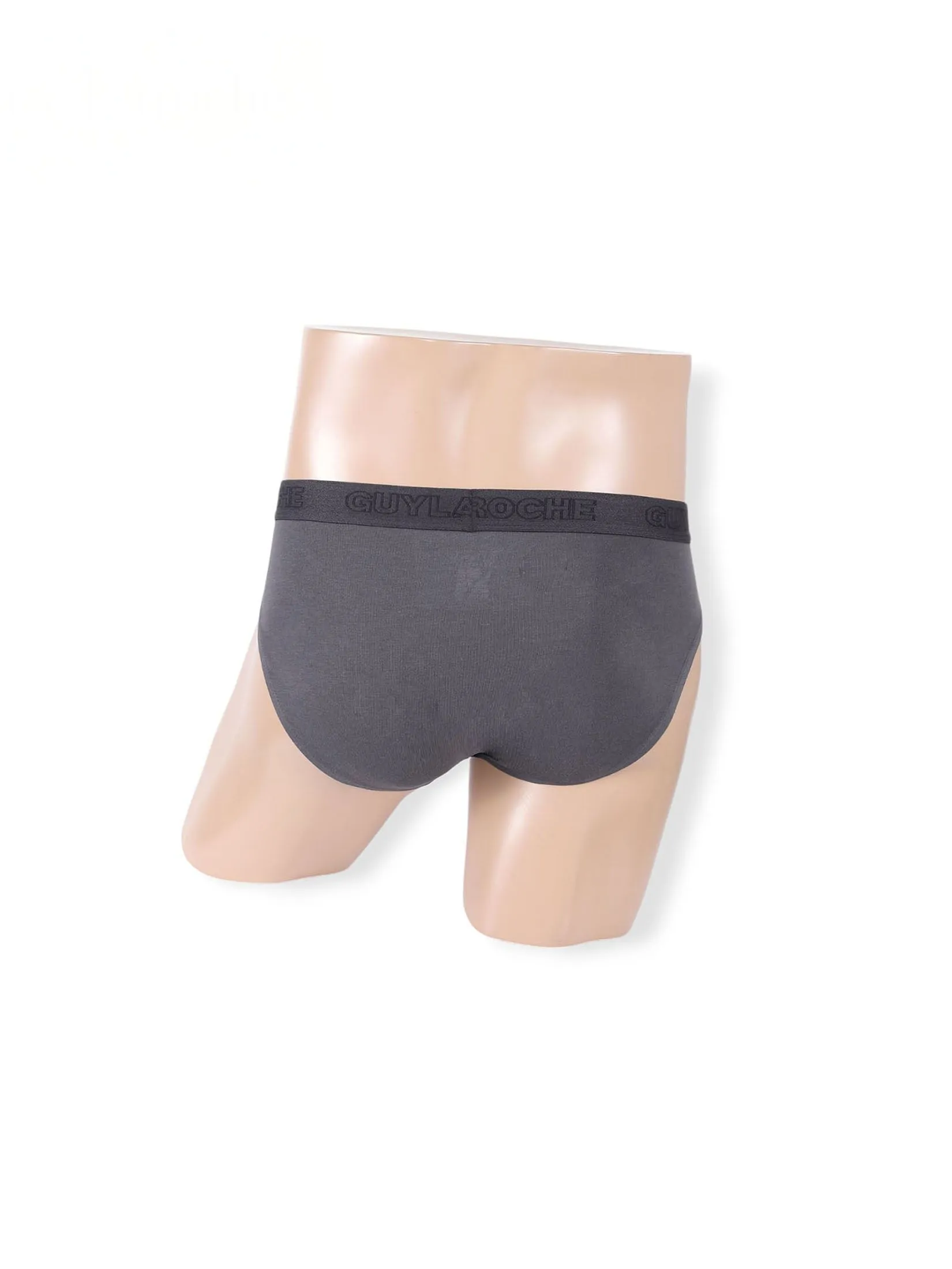 GUY LAROCHE INNERWEAR Men BRIEF Underwear PACK 2 Pcs. - Grey