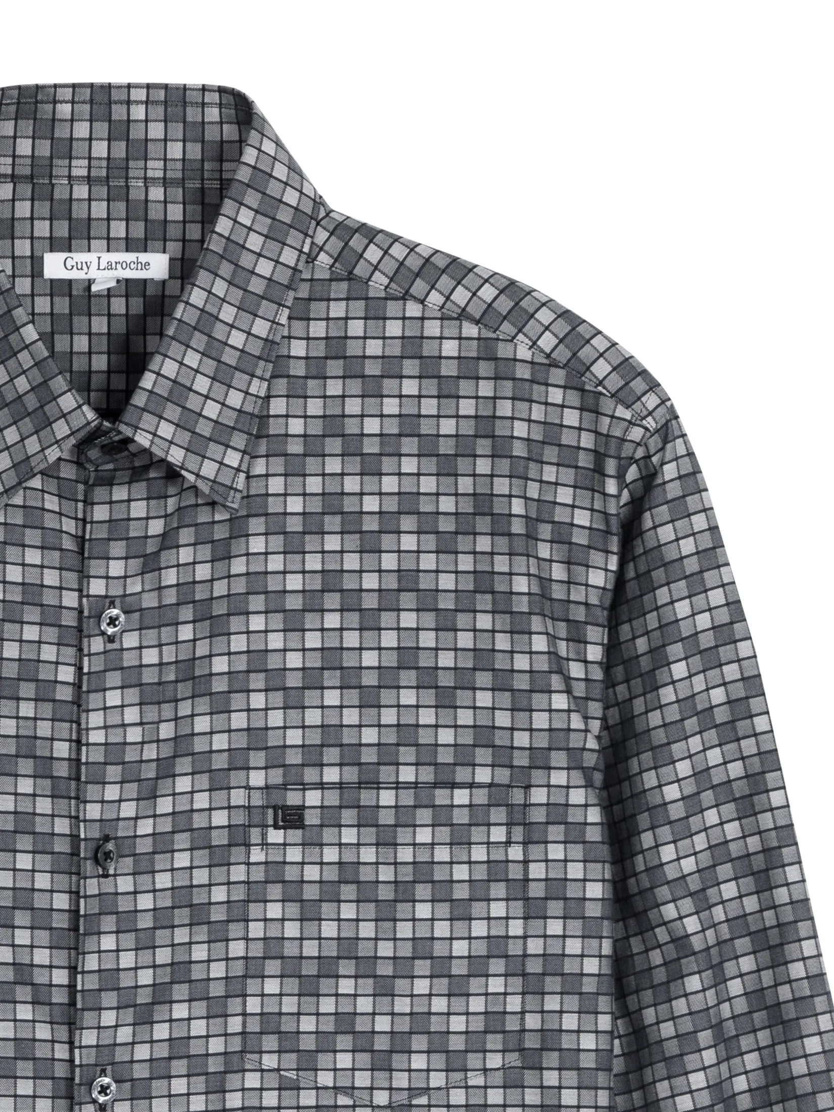 GUY LAROCHE MENWEAR Men's Shirt long sleeves BAB9200W4BL - Black