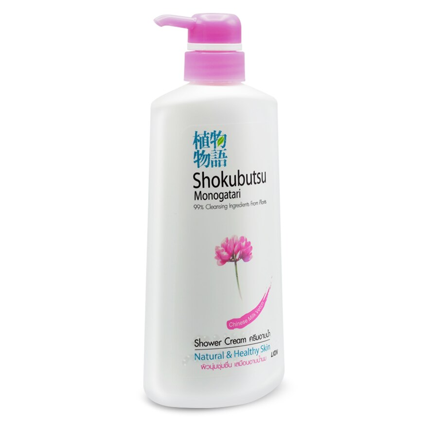 Shokubutsu Monogatari Shower Cream Chinese Milk Natural  Healthy Skin 400 Ml.