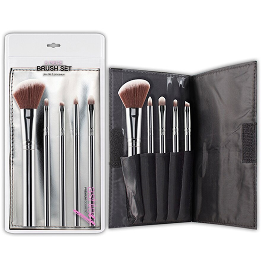 Ashley Material Brush Set 5Pcs 04 Silver
